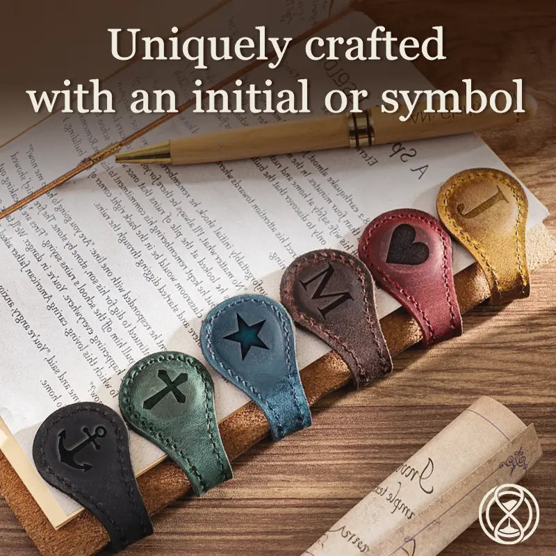 TimelessMark - Personalized Magnetic Leather Bookmark