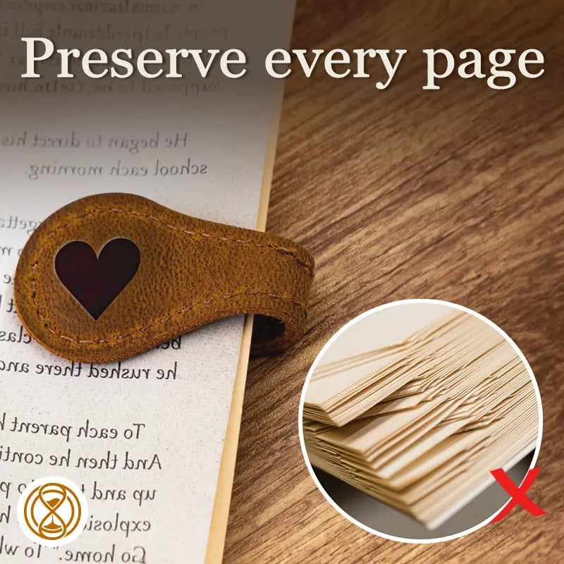 TimelessMark - Personalized Magnetic Leather Bookmark