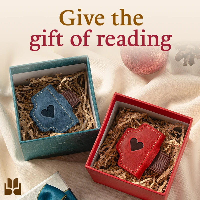 BygoneMark - Personalized Magnetic Leather Pen Holder Bookmark