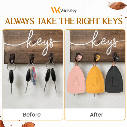 WinkKey - Personalized Protective Pull Out Key Case