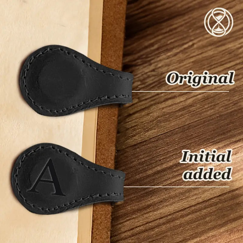 TimelessMark - Personalized Magnetic Leather Bookmark